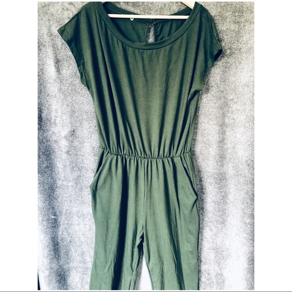 Pants - olive jumpsuit